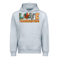 Heather Grey love thanksgiving western turkey Urban Hoodie - BarkalooDesign