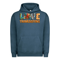 Pigment Midnight Navy love thanksgiving western turkey Urban Hoodie - BarkalooDesign