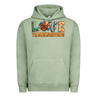 Pigment Oil Green love thanksgiving western turkey Urban Hoodie - BarkalooDesign