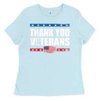 Baby Blue Shirts For Veterans, Thank You Veterans Shirt Veterans Day Ladies Tee - lanVoArt