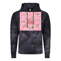 Cloud Black i am enough with glitter Vintage Hoodie - TumblerDesignByShophia