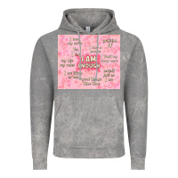 Cloud Rock i am enough with glitter Vintage Hoodie - TumblerDesignByShophia