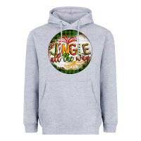 Heather Grey Christmas Jingle Heavyweight Hoodie - Artiststas