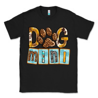 Black Dog Mini with Paw Classic Tee - texasbilliewilder
