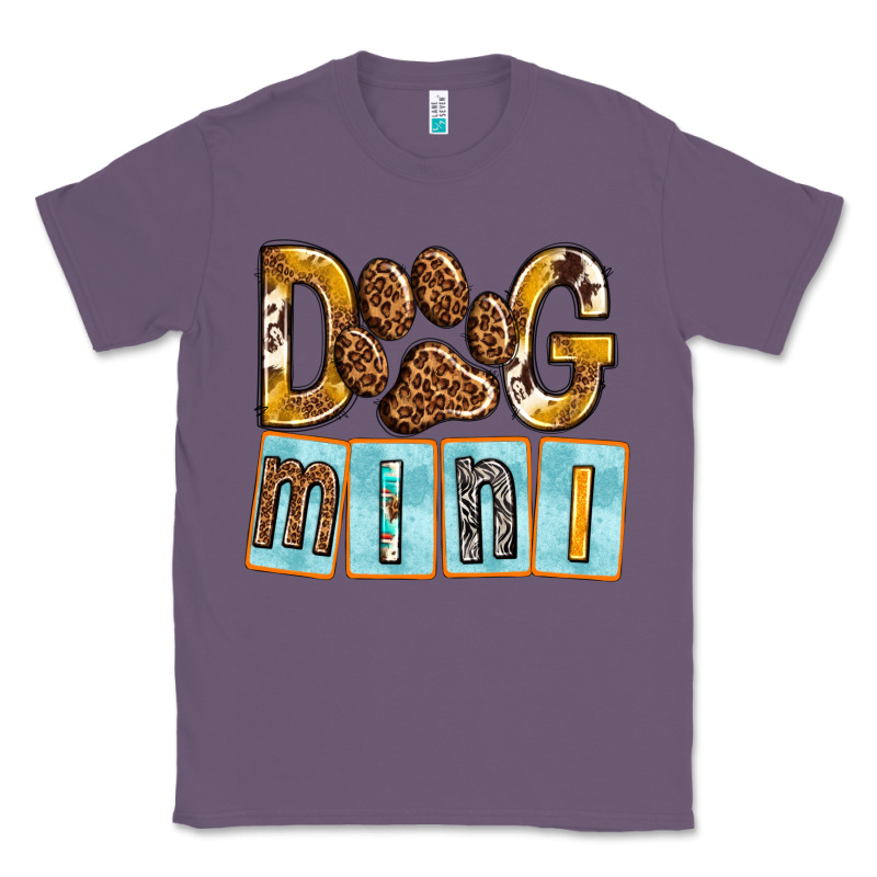Dog Mini With Paw Classic Tee by texasbilliewilder | Teevron