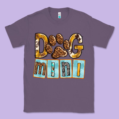 Dog Mini With Paw Classic Tee Designed By Texasbilliewilder