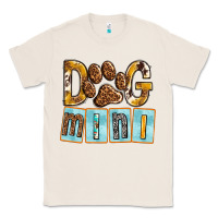 Natural Dog Mini with Paw Classic Tee - texasbilliewilder