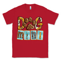 Red Dog Mini with Paw Classic Tee - texasbilliewilder