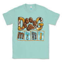 Seafoam Dog Mini with Paw Classic Tee - texasbilliewilder