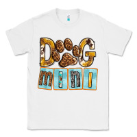 White Dog Mini with Paw Classic Tee - texasbilliewilder