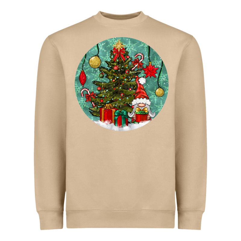 Christmas Tree And Gnome Heavyweight Sweatshirt by BundleAndBundleShop | Teevron