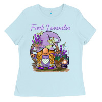 Baby Blue fresh lavender gnome Ladies Tee - BarkalooDesign