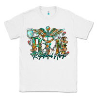 White registered nurse Classic Tee - RacoonDesign