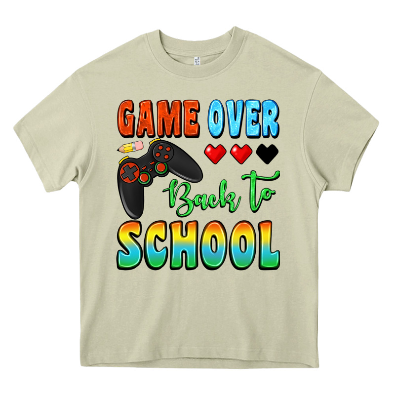 Game Over Back To School Heavy Core Tee by BundleAndBundleShop | Teevron