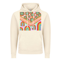 Vintage Artic hippie rainbow and daisy Vintage Hoodie - TumblerDesignByShophia