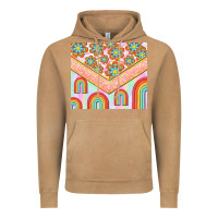 Vintage Camel hippie rainbow and daisy Vintage Hoodie - TumblerDesignByShophia