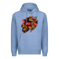 Colony Blue halloween pumpkin patch  2 Premium Hoodie - BundleAndBundleShop
