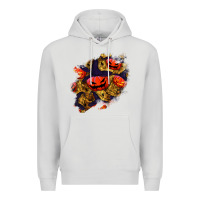 Dove Grey halloween pumpkin patch  2 Premium Hoodie - BundleAndBundleShop