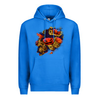 True Royal halloween pumpkin patch  2 Premium Hoodie - BundleAndBundleShop