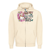 Sandshell happy easter day Zipper Hoodie - CowhideDigitalArt