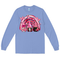 Colony Blue gnomes rainbow breast cancer Long Sleeve Tee - CowGirlArtShop