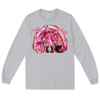 Moon Dust gnomes rainbow breast cancer Long Sleeve Tee - CowGirlArtShop