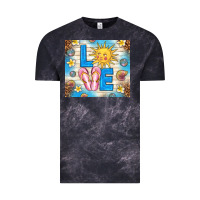 Cloud Black summer love Vintage Tee - TumblerDesignByShophia