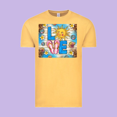 Summer Love Vintage Tee Designed By Tumblerdesignbyshophia