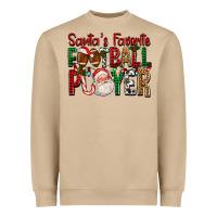 Santa's Favorite Football Player For Christmas Heavyweight Sweatshirt | Teevron