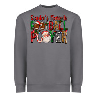Storm Santa's Favorite Football Player For Christmas Heavyweight Sweatshirt - FaDigitalArtStudio