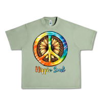 Oil Green Hippie  Soul Urban Heavy Tee - JahusDesignShop