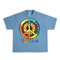 Pebble Blue Hippie  Soul Urban Heavy Tee - JahusDesignShop
