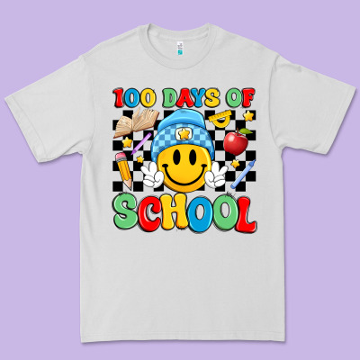 100 Days Of School Premium Tee Designed By Artiststas