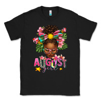 Black August Girl Afro Woman Summer Classic Tee - texasbilliewilder
