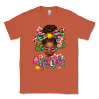 Copper August Girl Afro Woman Summer Classic Tee - texasbilliewilder