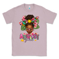 Lilac August Girl Afro Woman Summer Classic Tee - texasbilliewilder