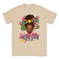 Mushroom August Girl Afro Woman Summer Classic Tee - texasbilliewilder