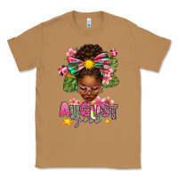 Toasted Coconut August Girl Afro Woman Summer Classic Tee - texasbilliewilder