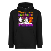 Black theres some horrors in this house Heavyweight Hoodie - Artiststas