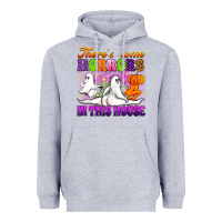 Heather Grey theres some horrors in this house Heavyweight Hoodie - Artiststas
