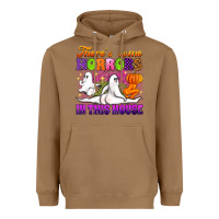 Toasted Coconut theres some horrors in this house Heavyweight Hoodie - Artiststas