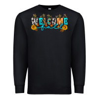 Black Welcome fall Premium Sweatshirt - Artiststas
