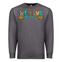 Charcoal Heather Welcome fall Premium Sweatshirt - Artiststas