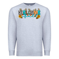 Heather Grey Welcome fall Premium Sweatshirt - Artiststas