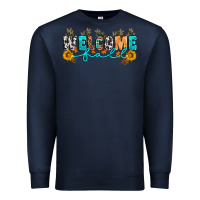 Navy Welcome fall Premium Sweatshirt - Artiststas