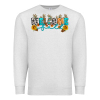Oatmeal Heather Welcome fall Premium Sweatshirt - Artiststas