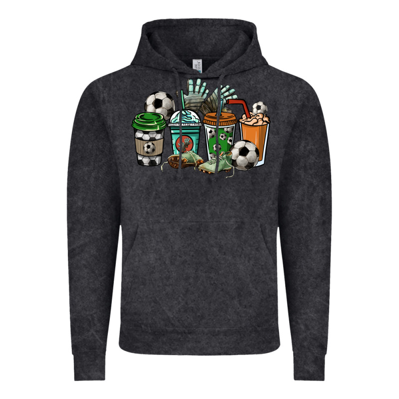 Soccer Coffee Cups Vintage Hoodie by HowdyJamesFarm | Teevron