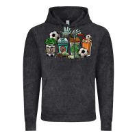 Vintage Black Soccer coffee cups Vintage Hoodie - HowdyJamesFarm