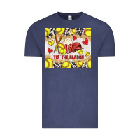 Vintage Denim tis' the season softball with cowhide tumbler tbs Vintage Tee - TumblerDesignByShophia