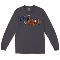 Smoke usa calligraphy Long Sleeve Tee - Jasminsmagicworld